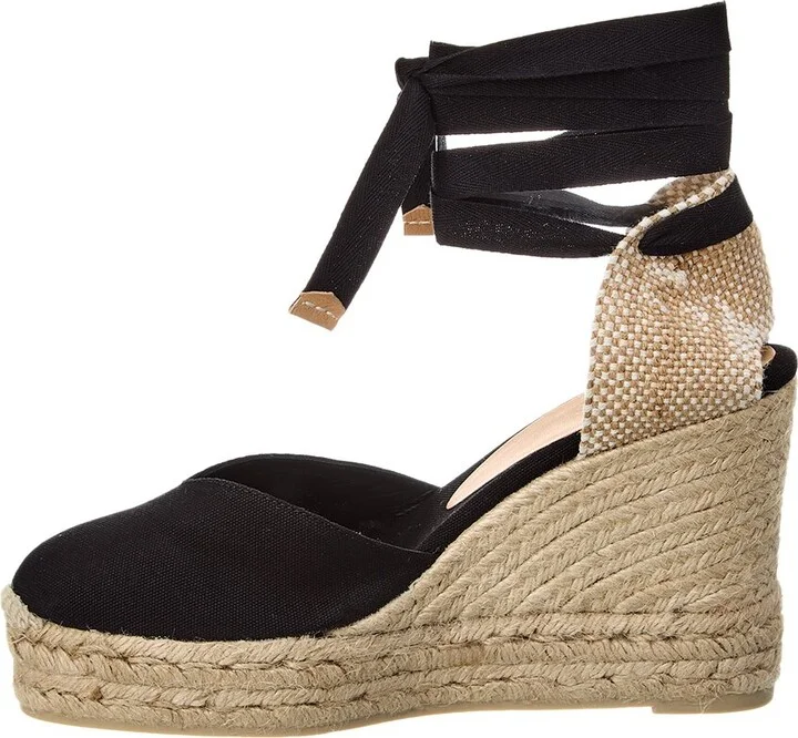 Castañer Chiara Canvas Wedge Sandal - Image 2