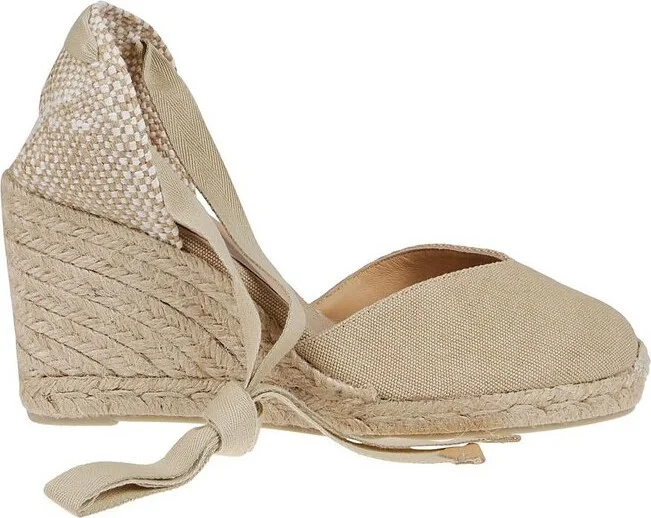 Castañer Chiara Jute Wedged Pumps