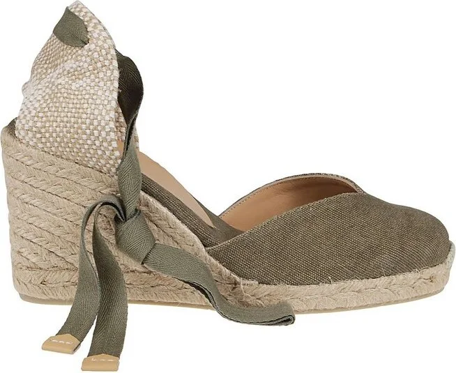 Castañer Chiara Jute Wedged Pumps