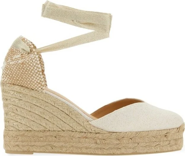 Castañer Chiara Lace-Up Wedge Espadrilles