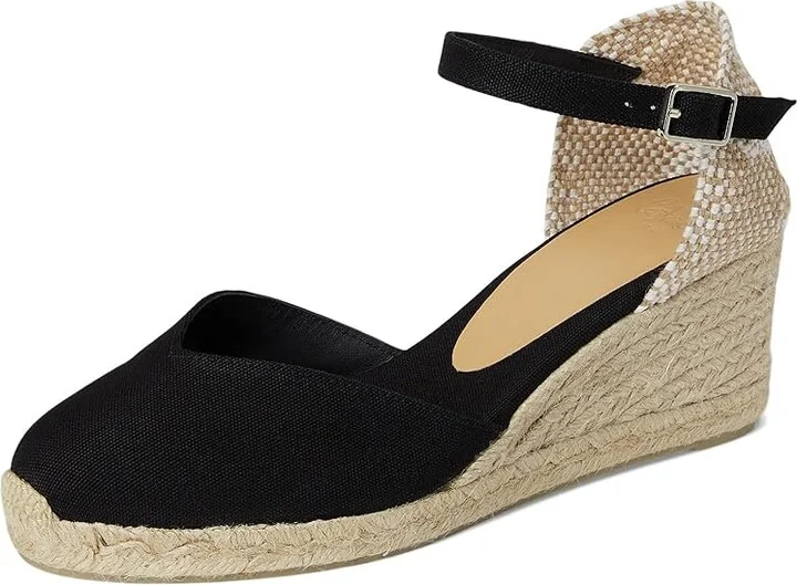 CASTANER Chiarita 60 mm Wedge Espadrille Women's Shoes Black : EU 35 (US Women's 5) M, Textile - Image 5
