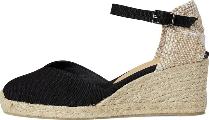 CASTANER Chiarita 60 mm Wedge Espadrille Women's Shoes Black : EU 35 (US Women's 5) M, Textile - Image 6