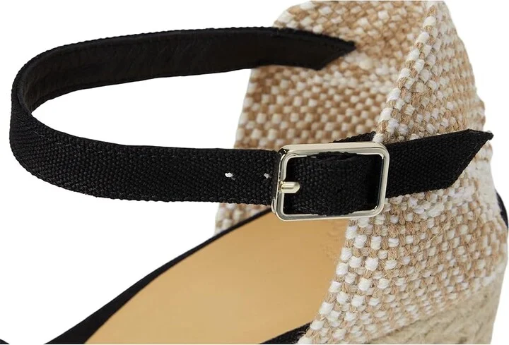 CASTANER Chiarita 60 mm Wedge Espadrille Women's Shoes Black : EU 35 (US Women's 5) M, Textile - Image 7