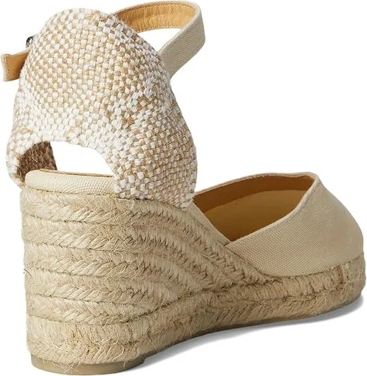 CASTANER Chiarita 60 mm Wedge Espadrille Women's Shoes Ivory : EU 35 (US Women's 5) M, Textile - Image 4