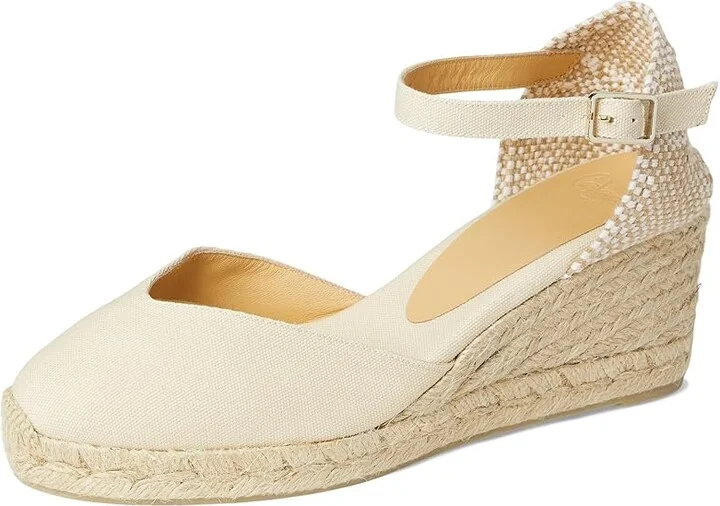 CASTANER Chiarita 60 mm Wedge Espadrille Women's Shoes Ivory : EU 35 (US Women's 5) M, Textile - Image 5