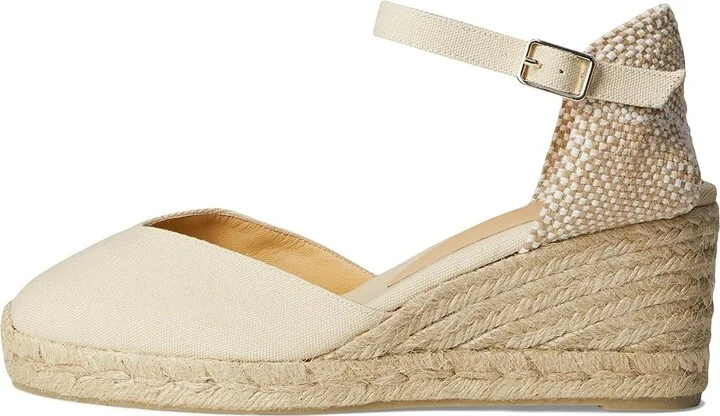 CASTANER Chiarita 60 mm Wedge Espadrille Women's Shoes Ivory : EU 35 (US Women's 5) M, Textile - Image 6