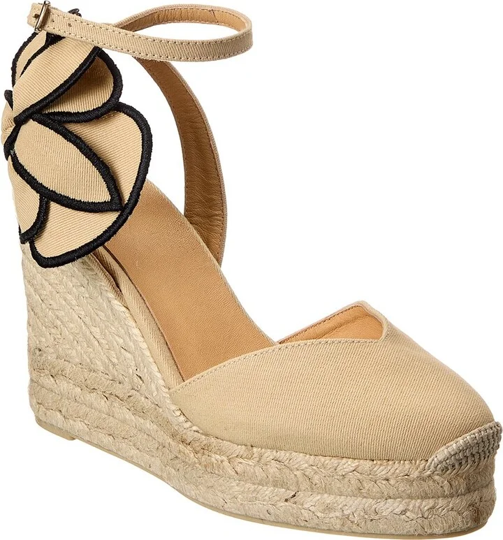 Castañer Coco Canvas Wedge Sandal