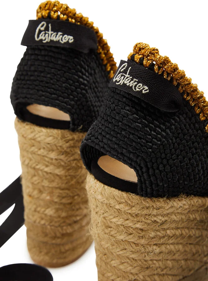 Castañer Coeur 110 Raffia Wedge Espadrilles - Image 4