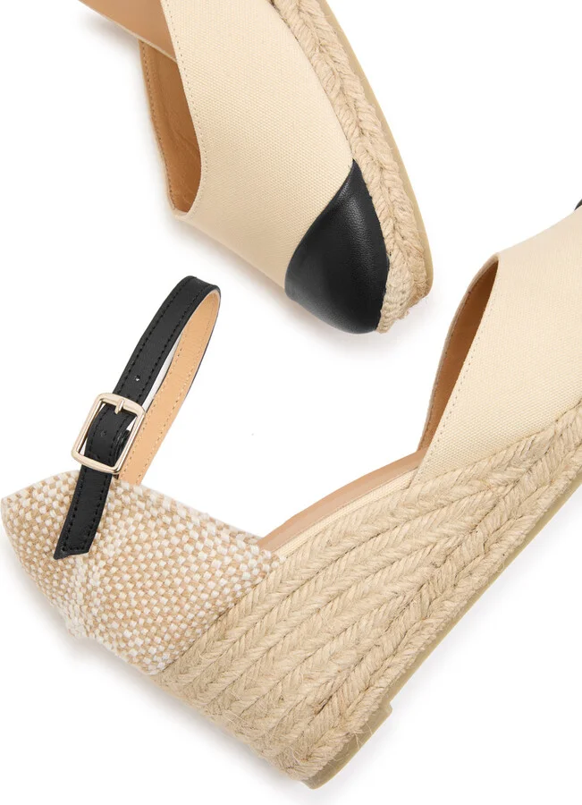 Castañer Coraline Leather Wedge Espadrilles - Image 4