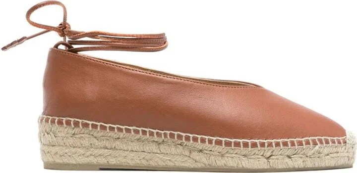 Castañer Gea Leather Espadrilles