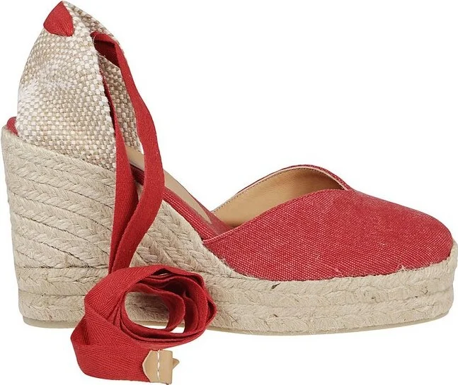 Castañer Iconic Chiara Lace-Up Wedge Espadrilles