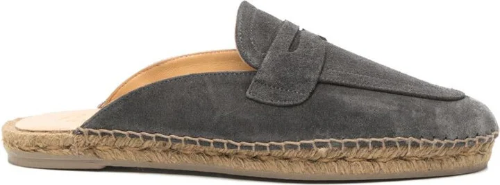 Castañer Nando Suede Leather Slippers