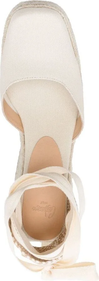 Castañer Tina Raffia Wedge Espadrilles - Image 4