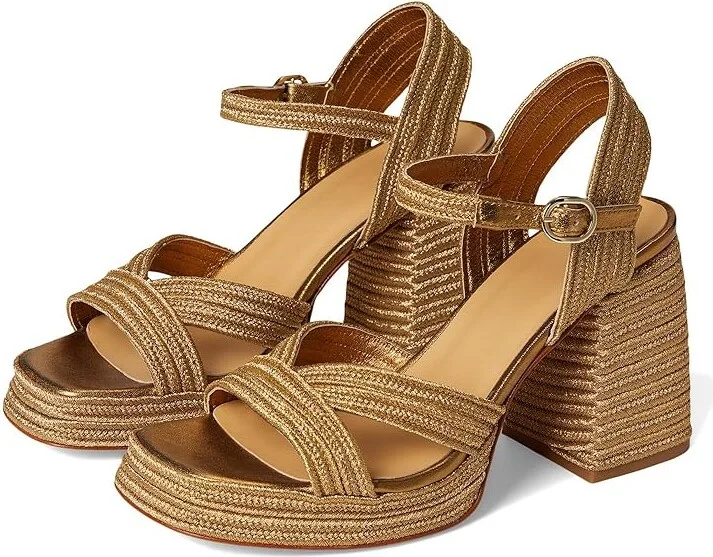 CASTANER Valle Metallic Sandal Women's Sandals Oro Viejo : EU 40 (US Women's 10) M, Synthetic