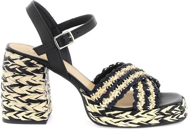 Castañer Vicen Crossover Strap Platform Sandals
