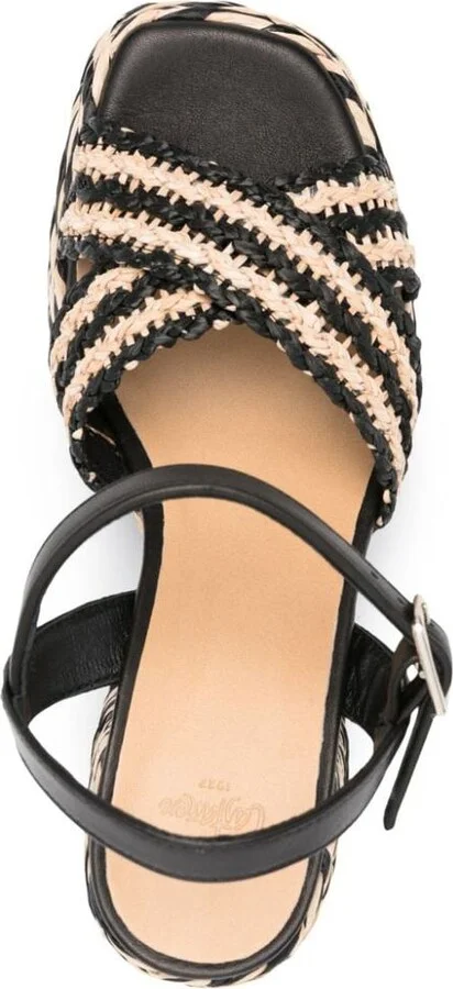 Castañer Vicen Raffia Heel Sandals - Image 2