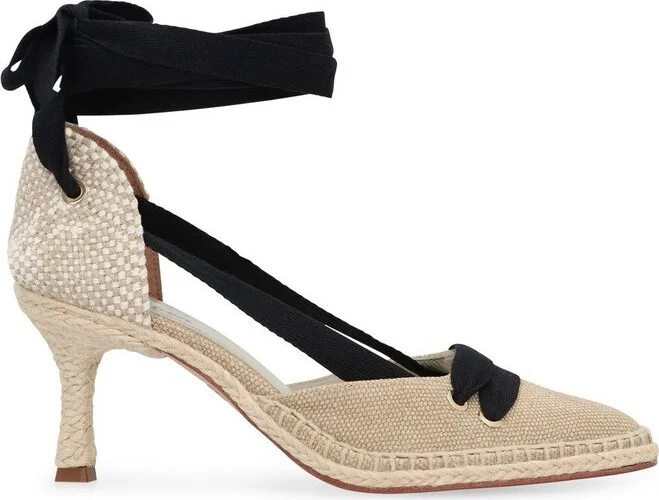 Castañer X Manolo Blahnik Pointed Toe Heel Espadrilles