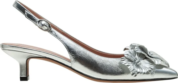 Castiel Slingback Pointed Toe Kitten Heel Pump - Image 3