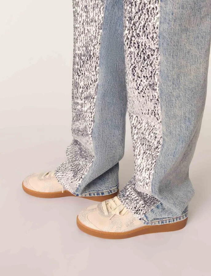 Casual rhinestone sneakers - Image 2