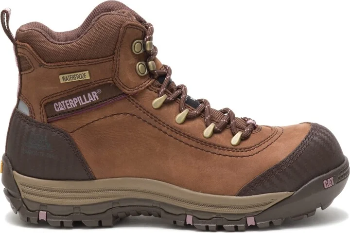 Cat Footwear Women's Ally 6" Waterproof Comp Toe Industrial and Construction Shoe