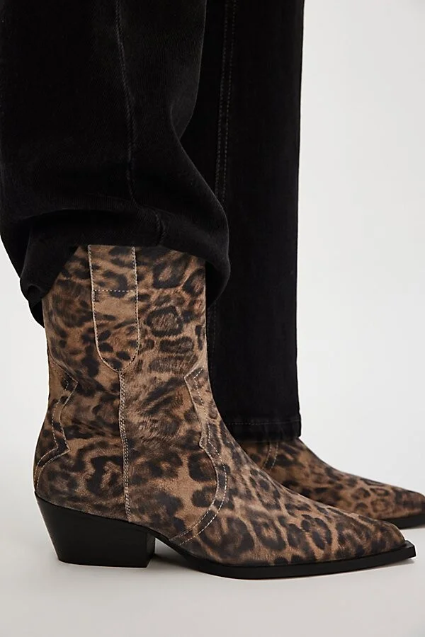 Leopard Suede