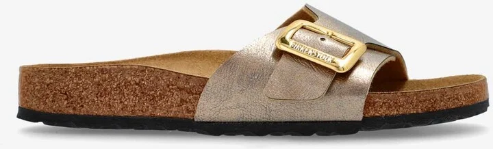 Catalina Cushion-Buckle Flat Slides