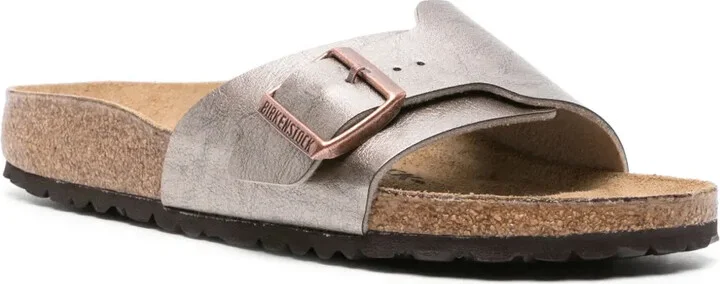Catalina metallic leather sandals - Image 2