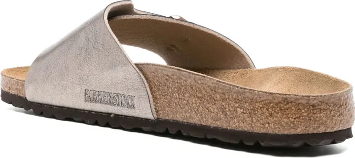Catalina metallic leather sandals - Image 3