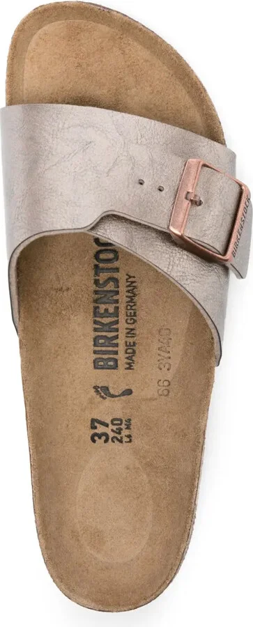 Catalina metallic leather sandals - Image 4