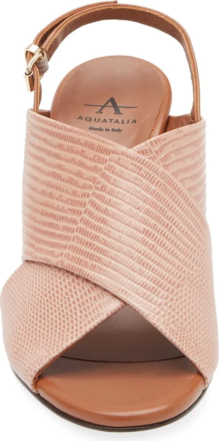 Catarina Embossed Leather Slingback Sandal - Image 3
