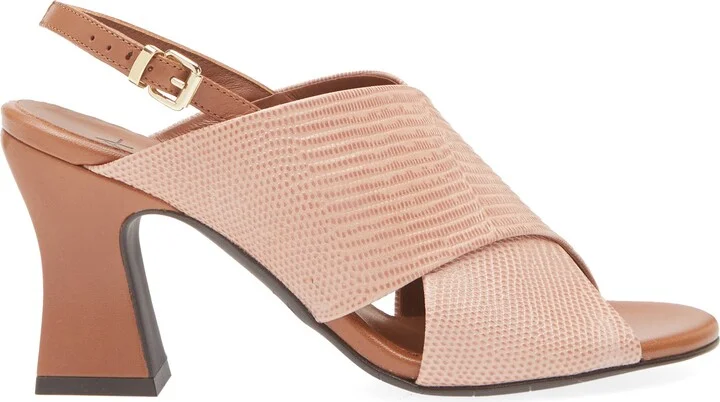 Catarina Embossed Leather Slingback Sandal - Image 4