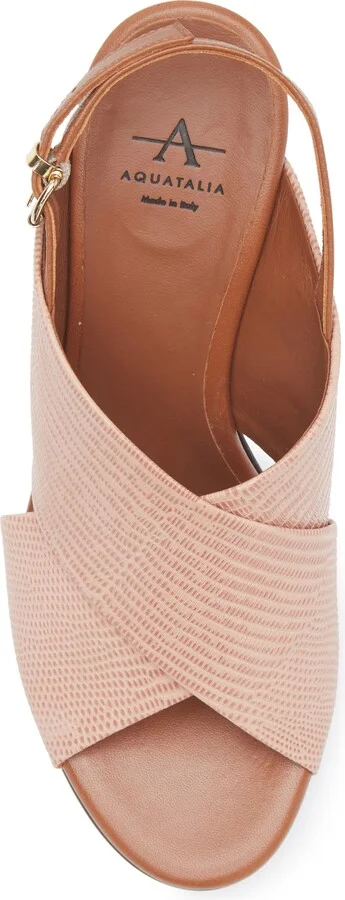 Catarina Embossed Leather Slingback Sandal - Image 5