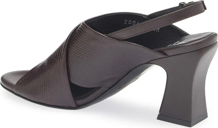 Catarina Embossed Leather Slingback Sandal - Image 8