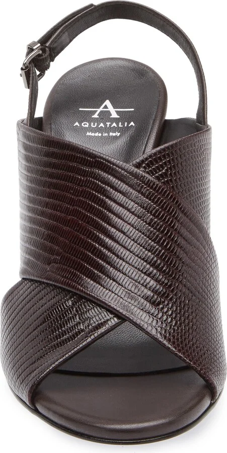 Catarina Embossed Leather Slingback Sandal - Image 9