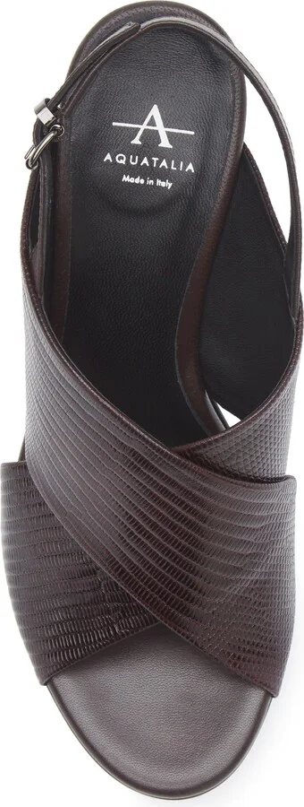 Catarina Embossed Leather Slingback Sandal - Image 11