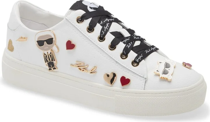 Cate Pin Logo Sneaker