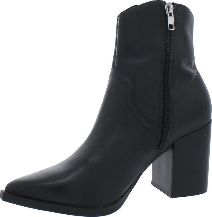 Cate Womens Pointed Toe Booties Ankle Boots