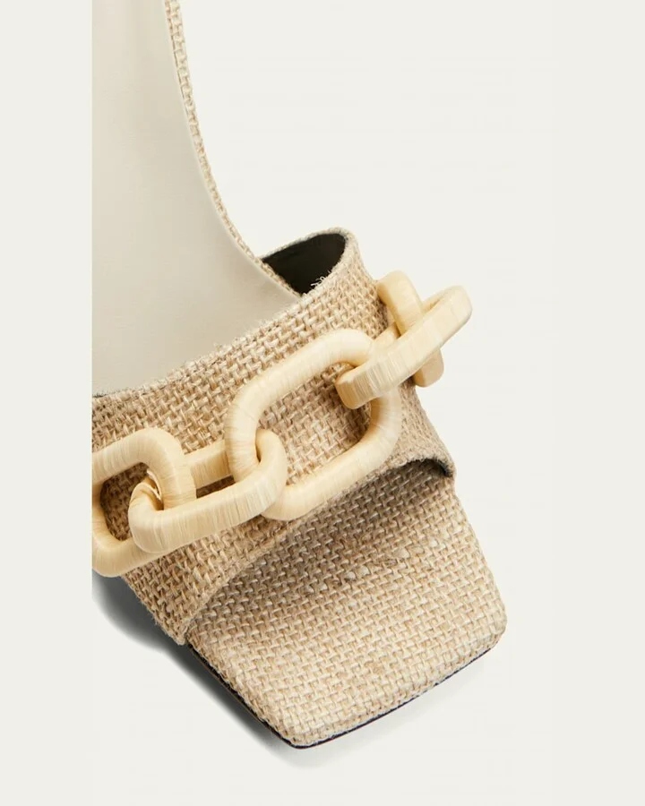 Catena Chain Mule Sandals - Image 3