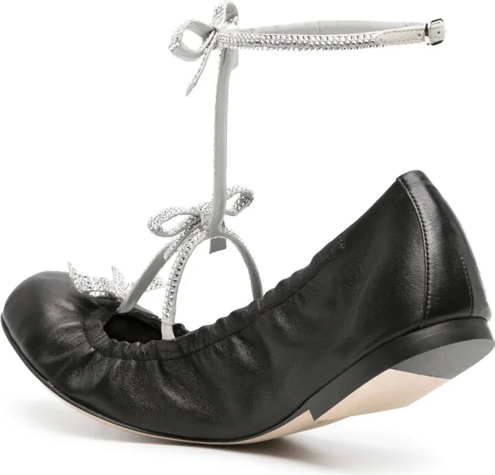 Caterina leather ballerina shoes - Image 3