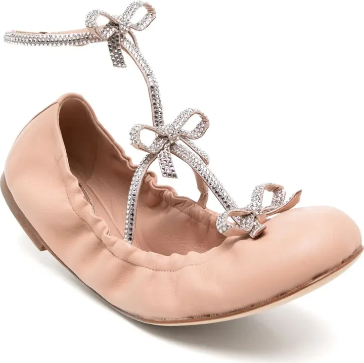 Caterina leather ballerina shoes - Image 2