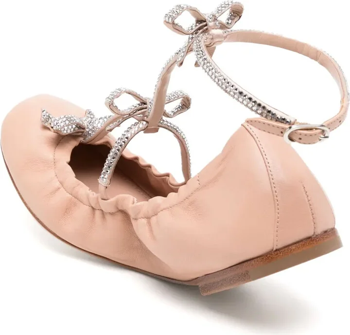 Caterina leather ballerina shoes - Image 3