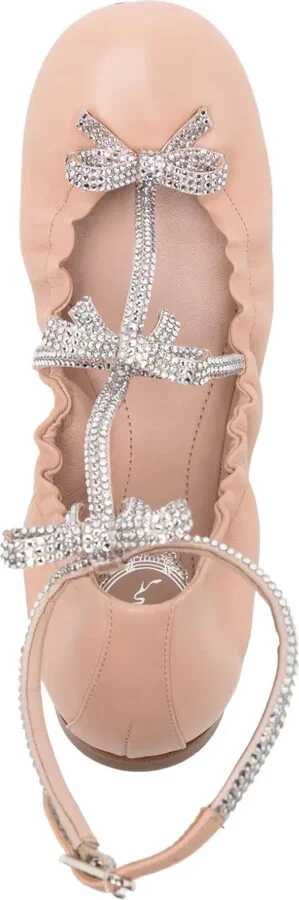 Caterina leather ballerina shoes - Image 4