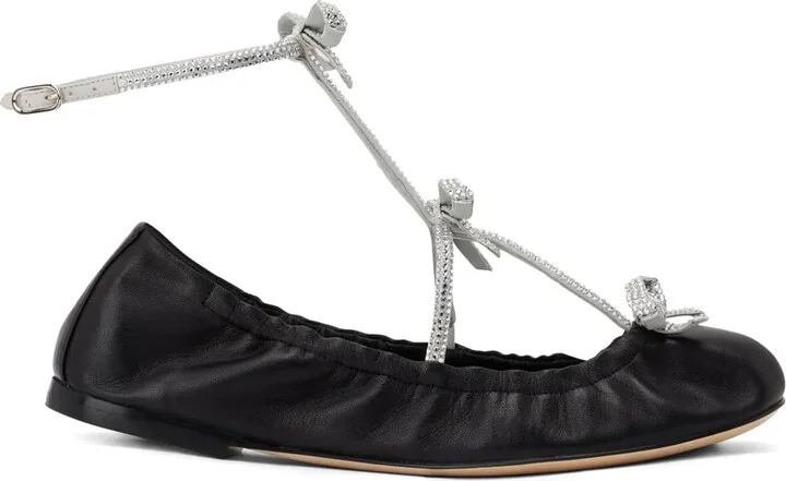Caterina leather ballerina shoes