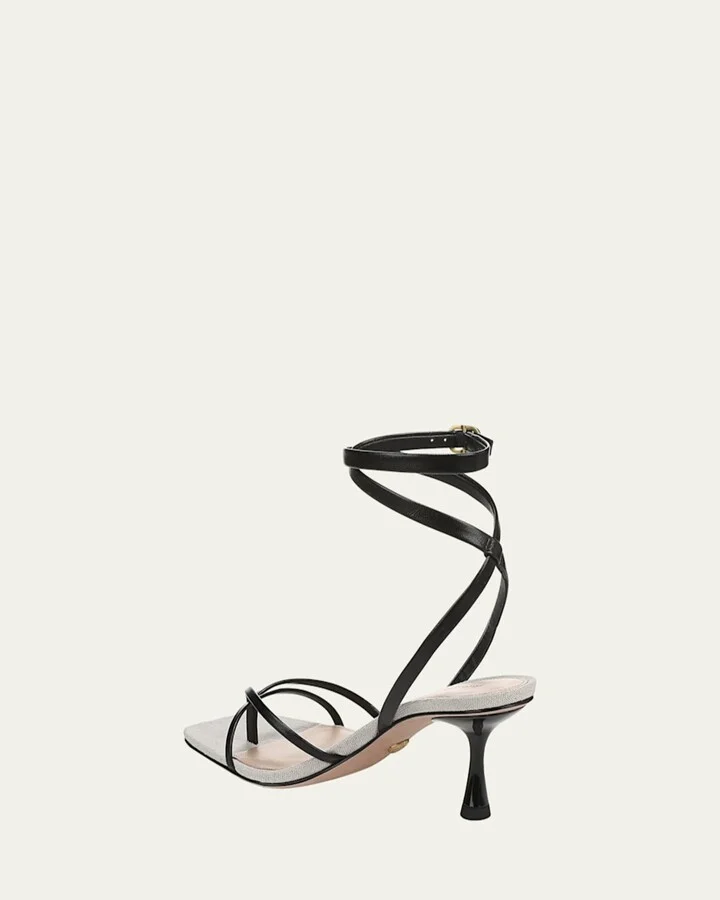 Caterina Leather Sandals - Image 4