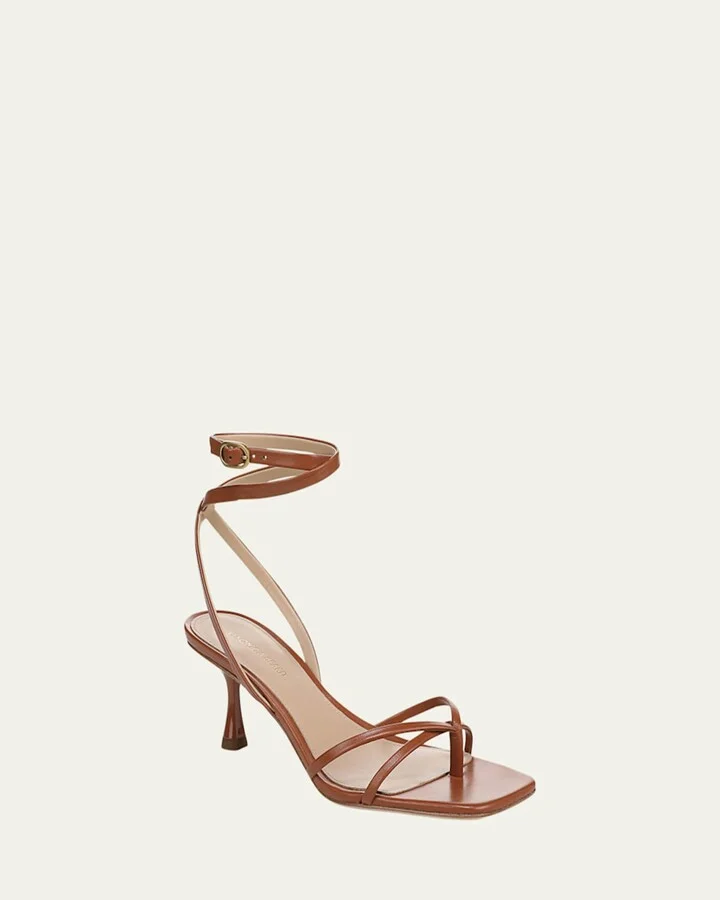 Caterina Leather Strappy Sandals - Image 2