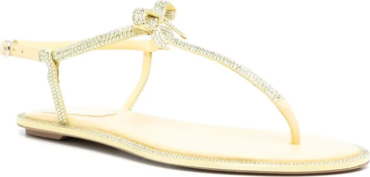 Caterina rhinestone-embellished leather sandals - Image 2