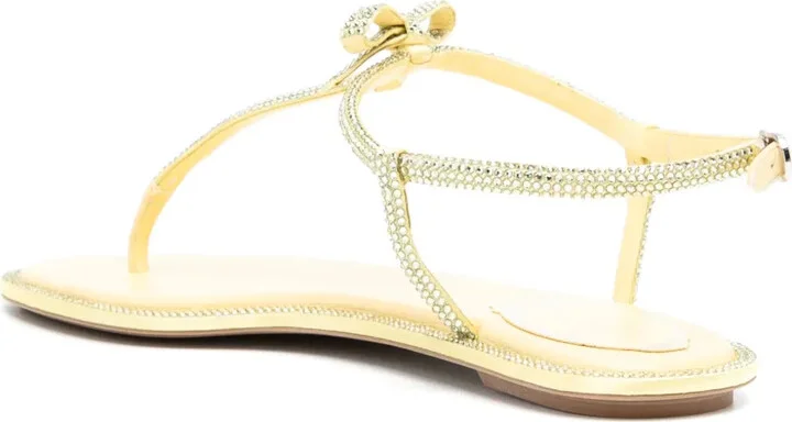 Caterina rhinestone-embellished leather sandals - Image 3