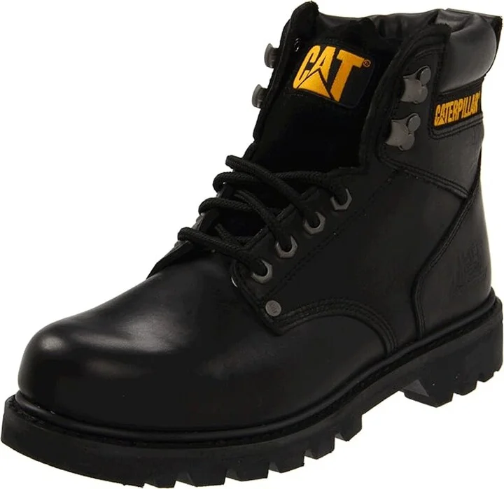 Caterpillar 2nd Shift Men's Work Boots Black : 7 D - Medium, Leather - Image 2