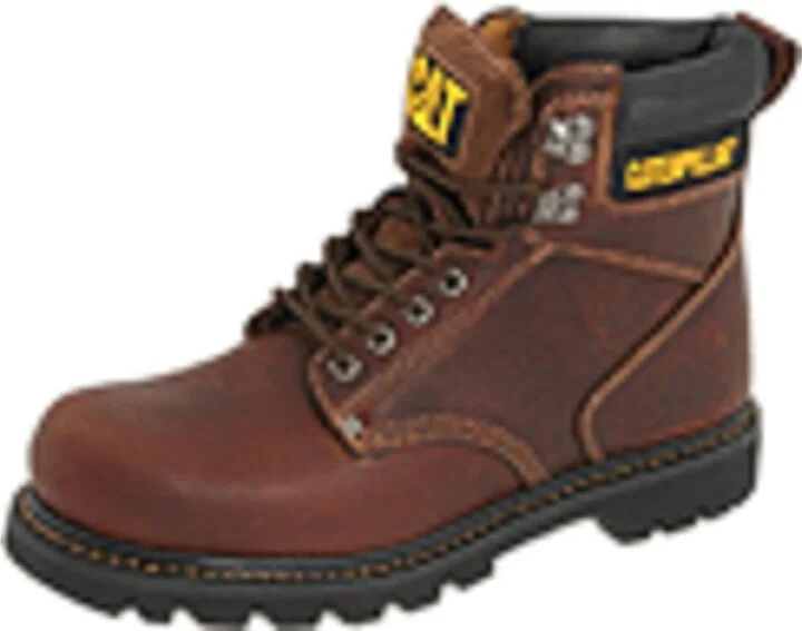 Caterpillar 2nd Shift Men's Work Boots Tan : 5 D - Medium, Leather - Image 2