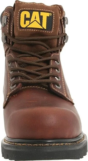 Caterpillar 2nd Shift Men's Work Boots Tan : 5 D - Medium, Leather - Image 6